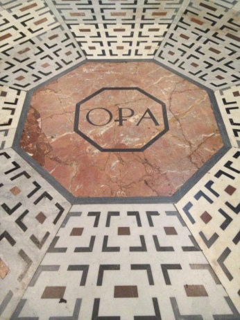 Duomo floor in Florence, Italy via MontgomeryFest