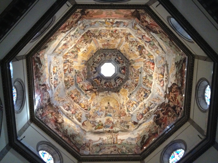 Duomo ceiling in Florence, Italy via MontgomeryFest